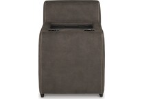 hoopster gunmetal console straight  wedge   