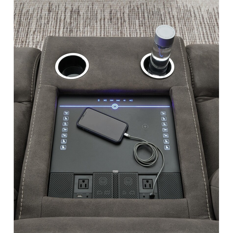 hoopster gunmetal console straight  wedge   