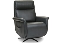 huson harbor power leather massage heat recliner   
