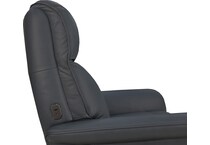 huson harbor power leather massage heat recliner   
