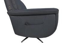 huson harbor power leather massage heat recliner   