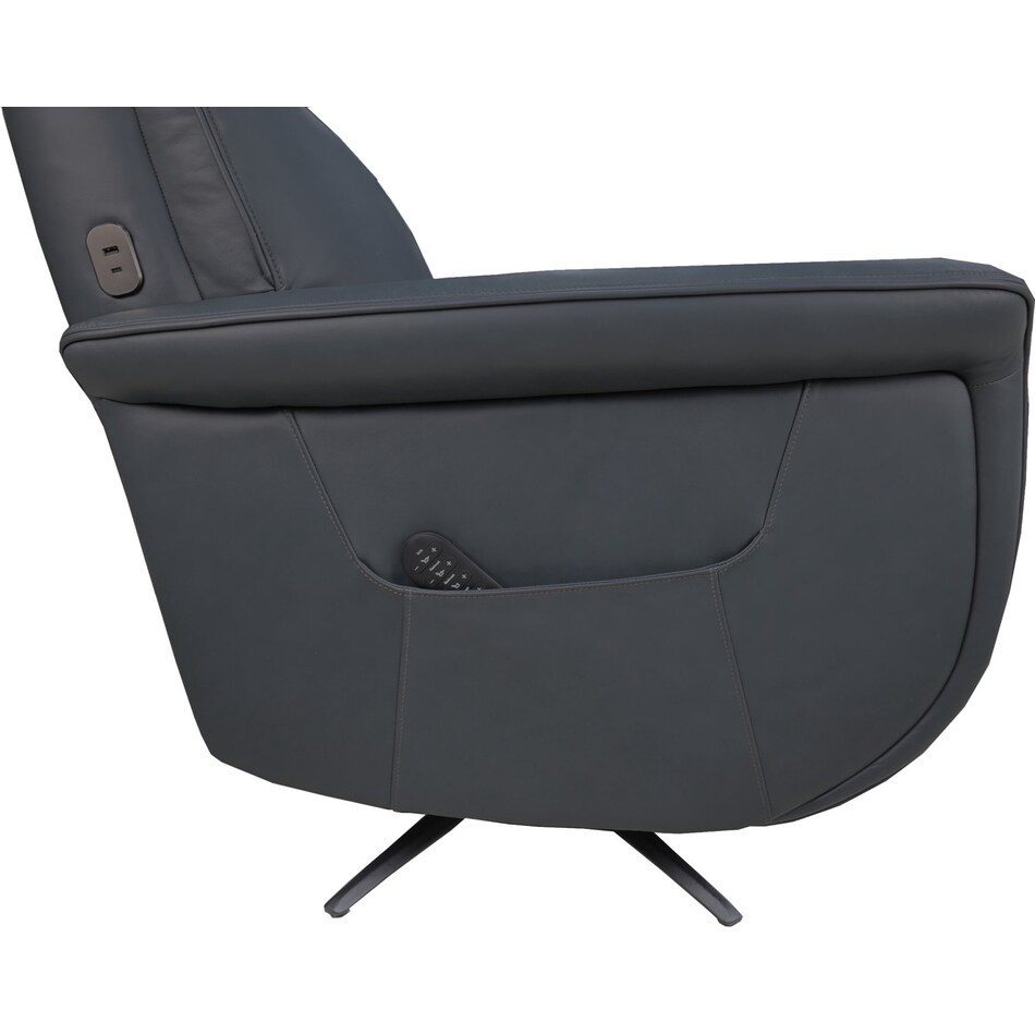 huson harbor power leather massage heat recliner   