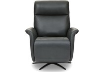 huson harbor power leather massage heat recliner   