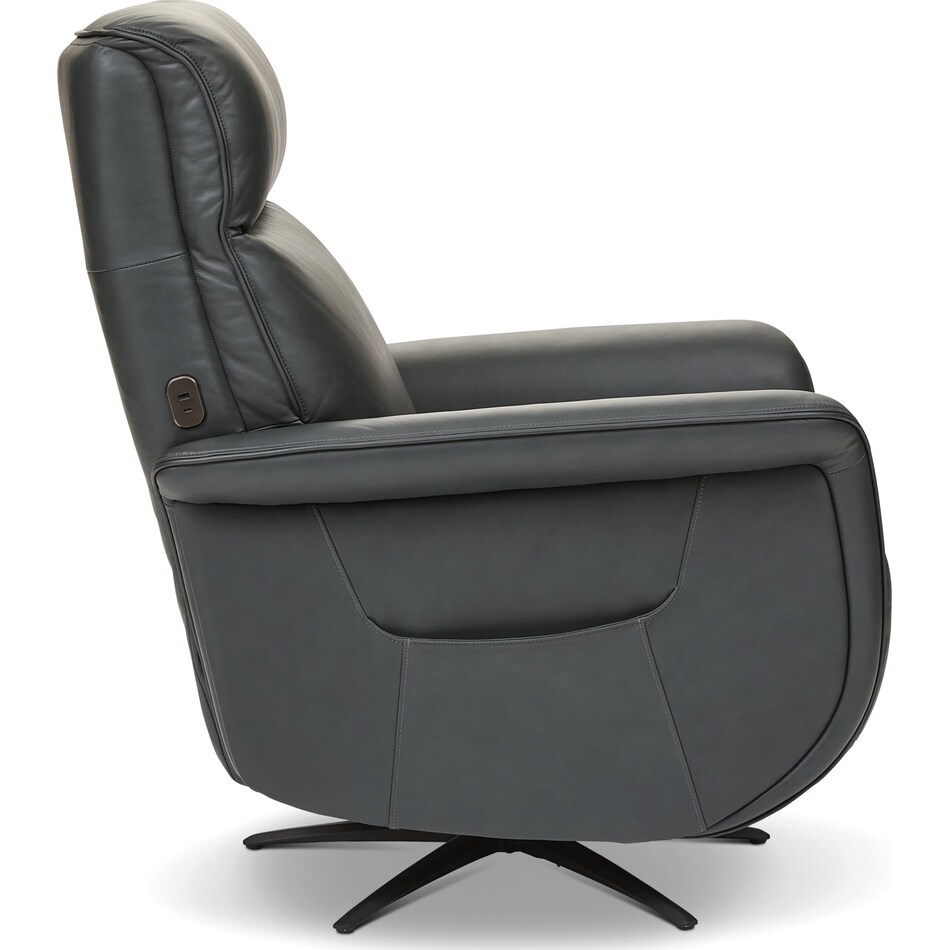 huson harbor power leather massage heat recliner   
