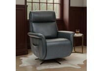 huson power leather massage heat recliner   