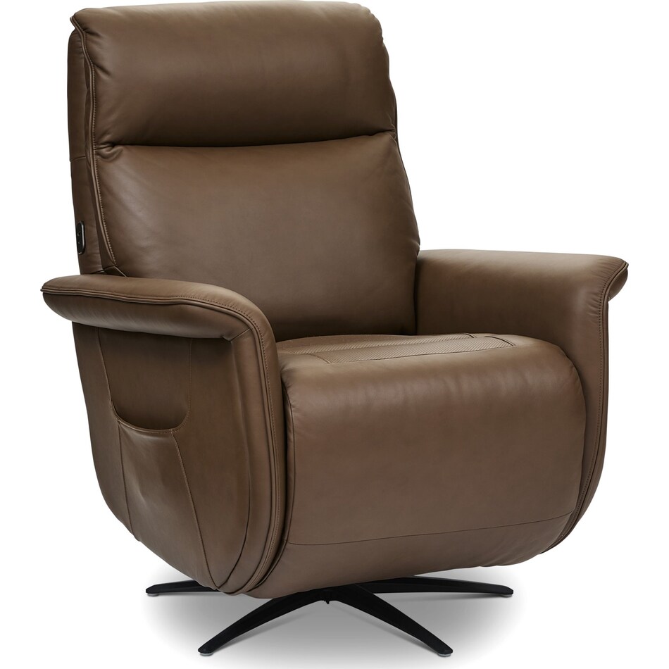 huson riverstone power leather massage heat recliner   
