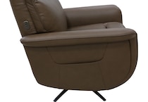 huson riverstone power leather massage heat recliner   