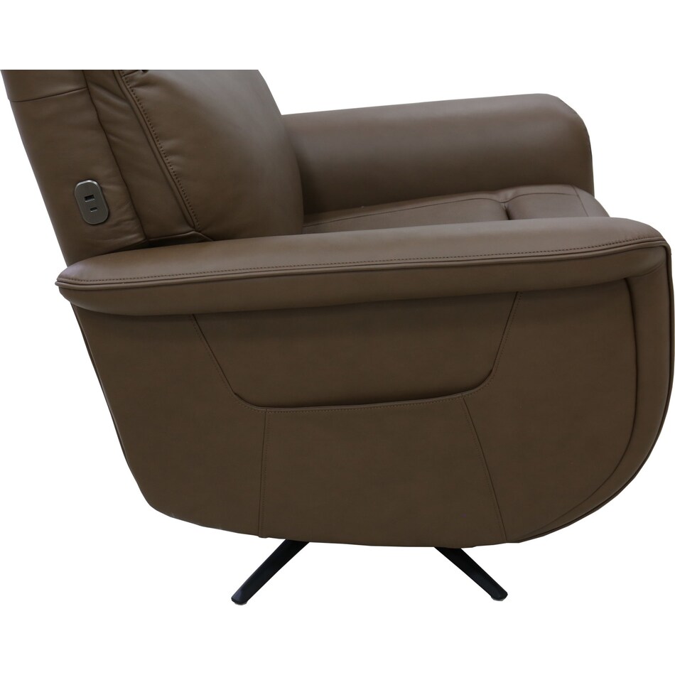 huson riverstone power leather massage heat recliner   
