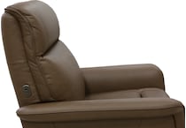 huson riverstone power leather massage heat recliner   