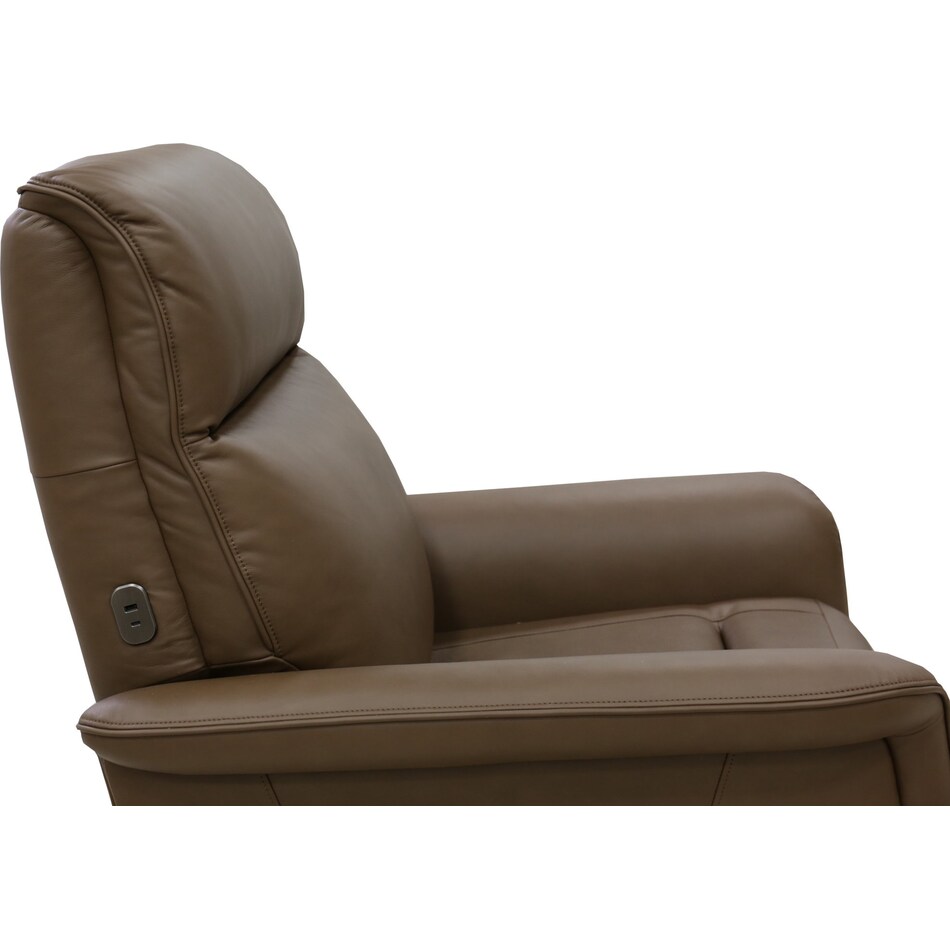 huson riverstone power leather massage heat recliner   