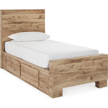 HYANNA TWIN PANEL BED WITH 1 SIDE DRAWER