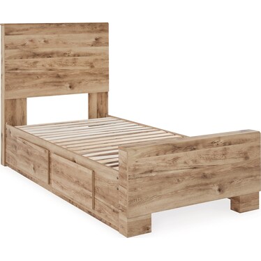HYANNA PANEL BED WITH 2 SIDE STORAGE DRAWERS