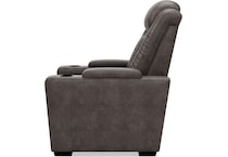 hyllmont grey power recliner   