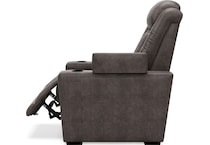 hyllmont grey power recliner   