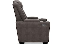 hyllmont grey power recliner   