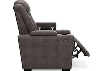 hyllmont grey power recliner   