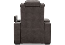 hyllmont grey power recliner   