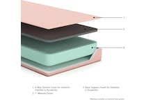 ikidz coral coral mattress full   