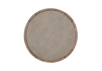indi burnished clay chairside table   