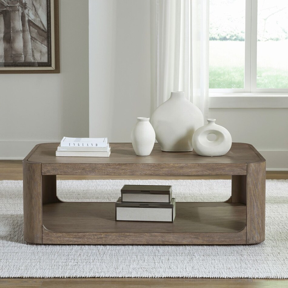 indi burnished clay cocktail table   