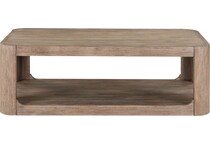 indi burnished clay cocktail table   