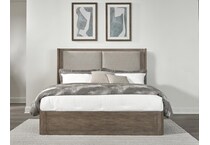 indi burnished clay full headboard   