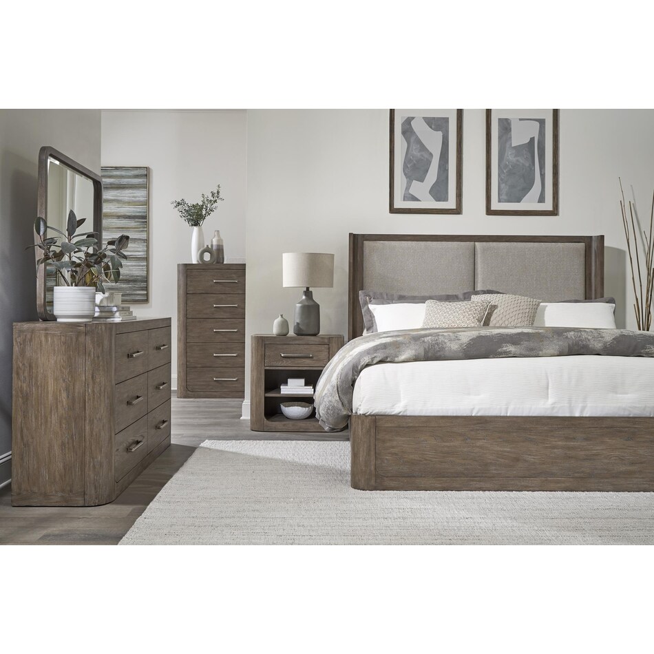 indi burnished clay full headboard   