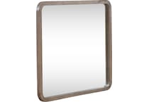 indi burnished clay mirror   
