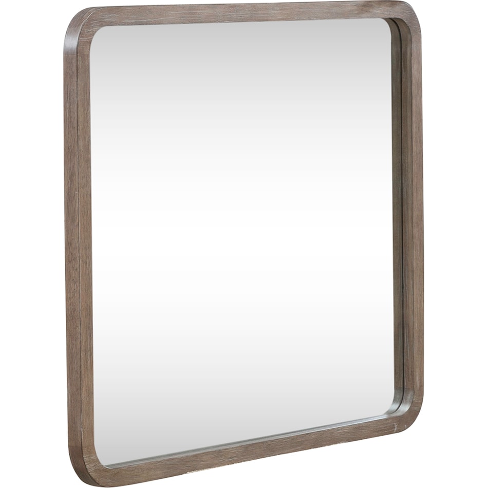 indi burnished clay mirror   