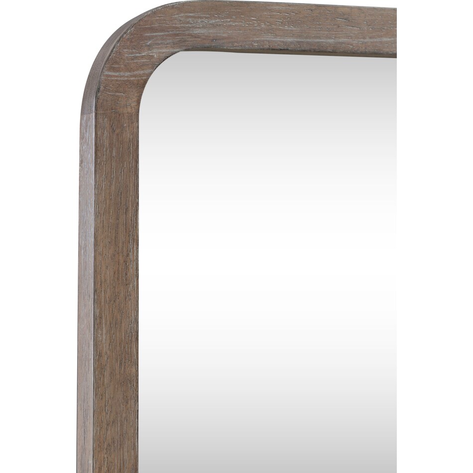 indi burnished clay mirror   