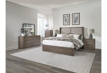 indi burnished clay nightstand   