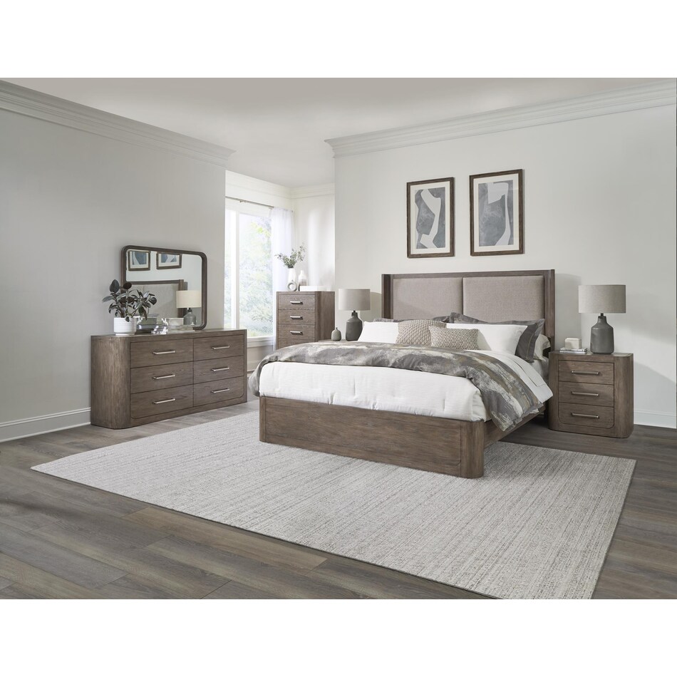 indi burnished clay nightstand   