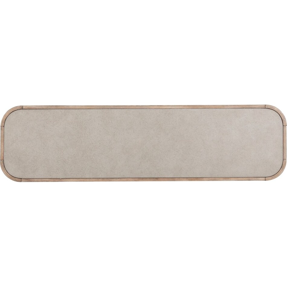 indi burnished clay sofa table   