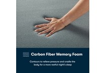 iseries nxg  firm top color: dark blue side color: dark blue accent color: light blue mattress cal king   