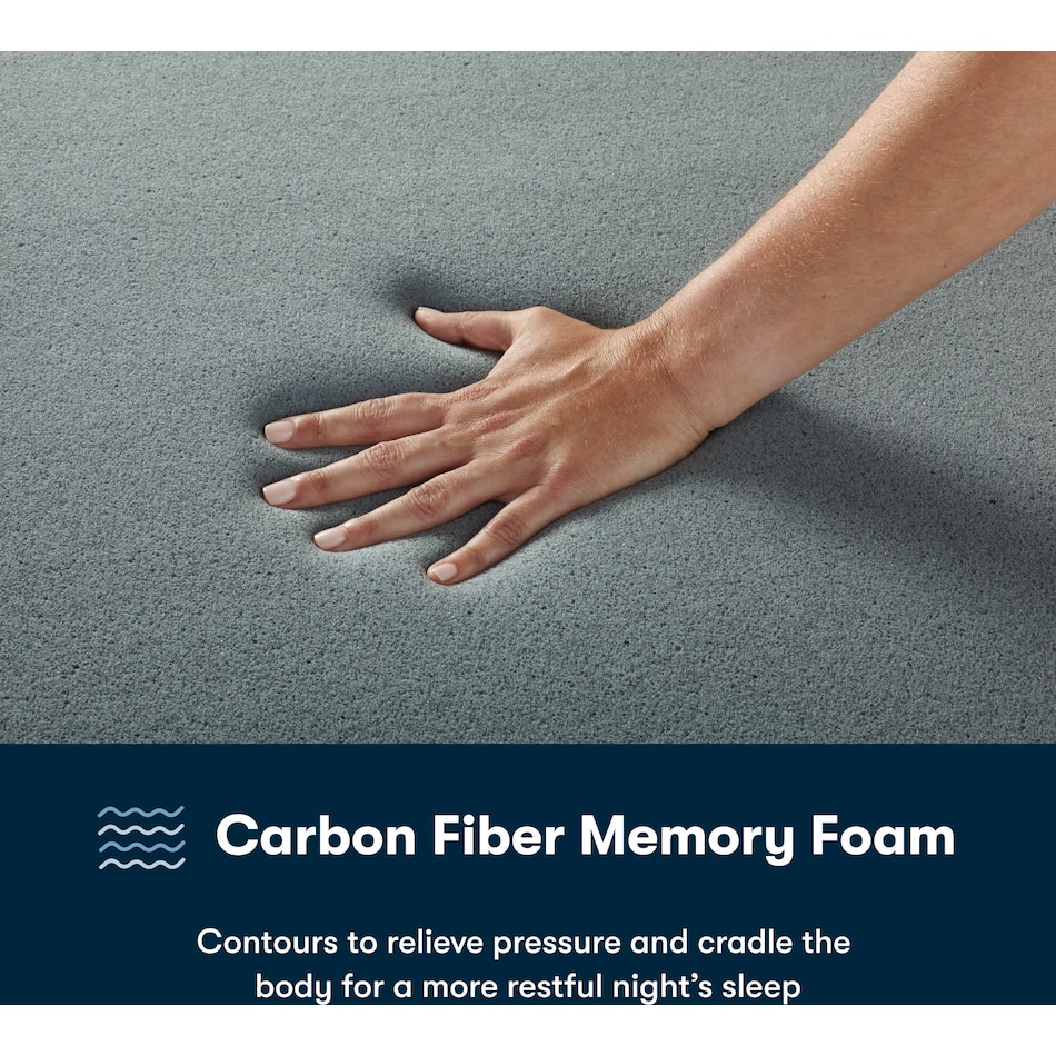 iseries nxg  firm top color: dark blue side color: dark blue accent color: light blue mattress cal king   