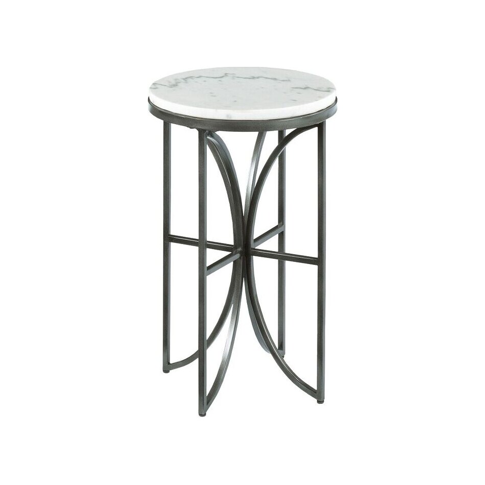 isley black grey chairside table   