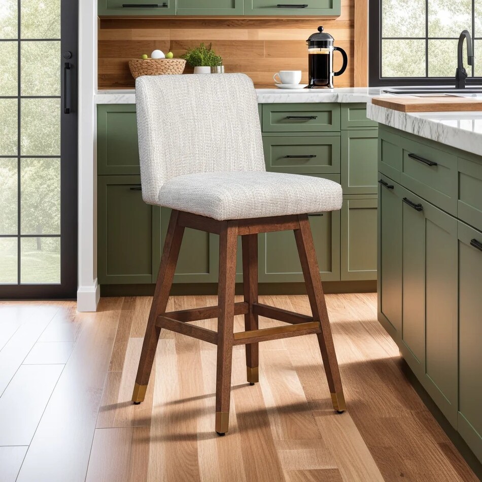 izzie beige barstool   