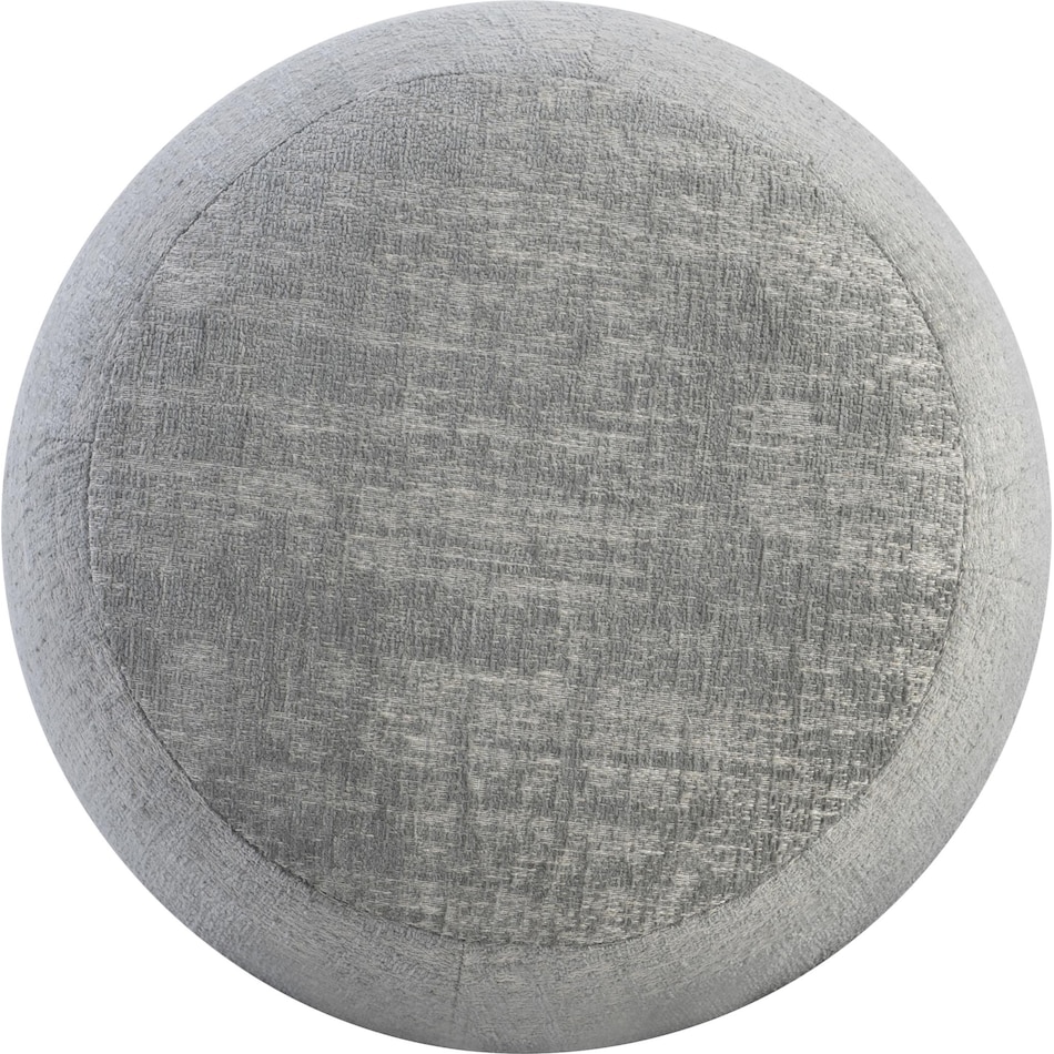 izzy grey ottoman   