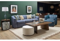 jadee blue sofa   