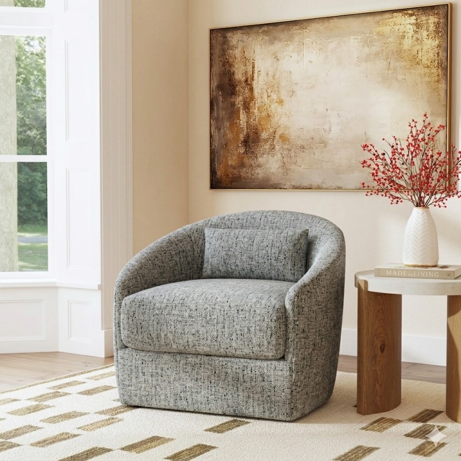 jadee cream accent chair   