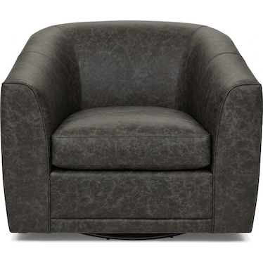 JADEE LEATHER SWIVEL CHAIR BY FLEXSTEEL