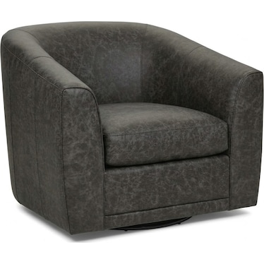 JADEE LEATHER SWIVEL CHAIR BY FLEXSTEEL