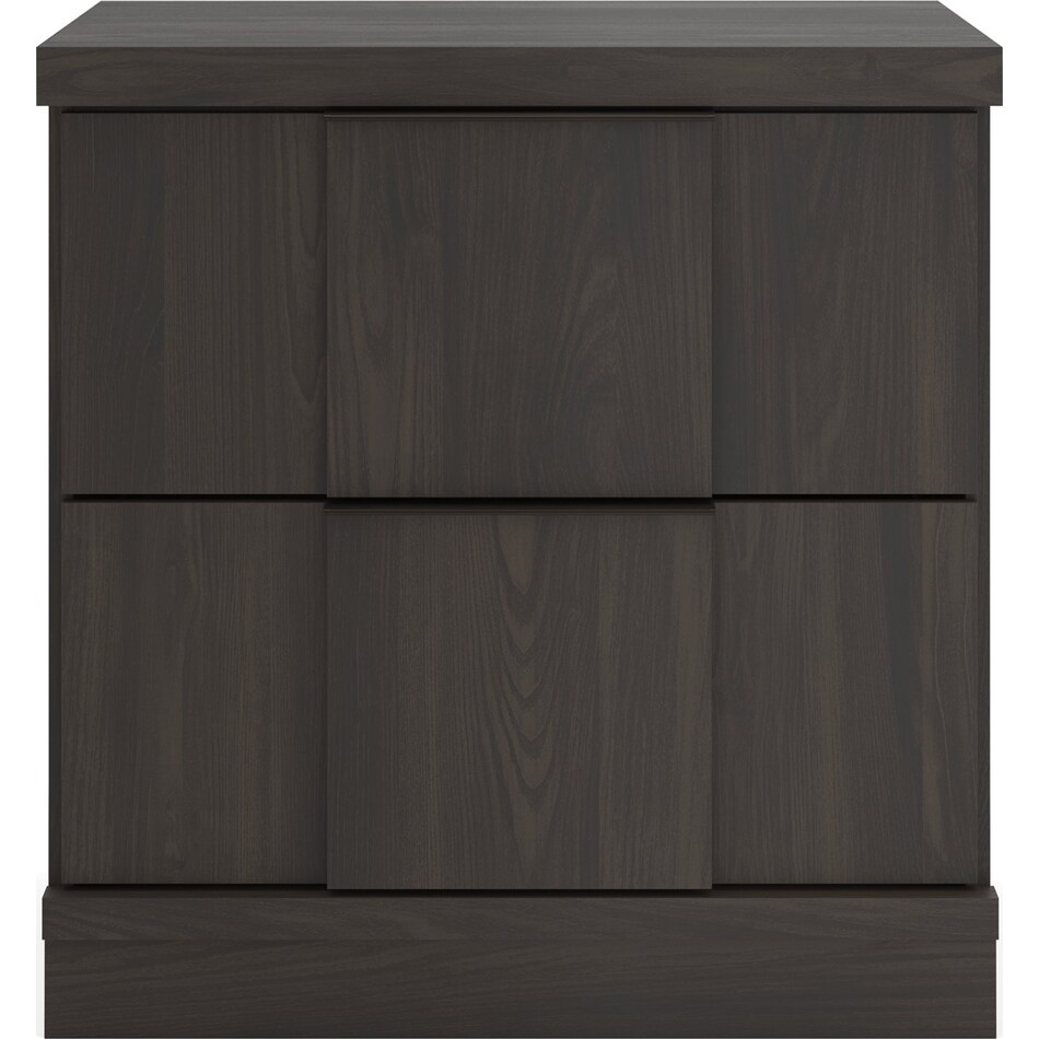 jadiston dark brown nightstand   