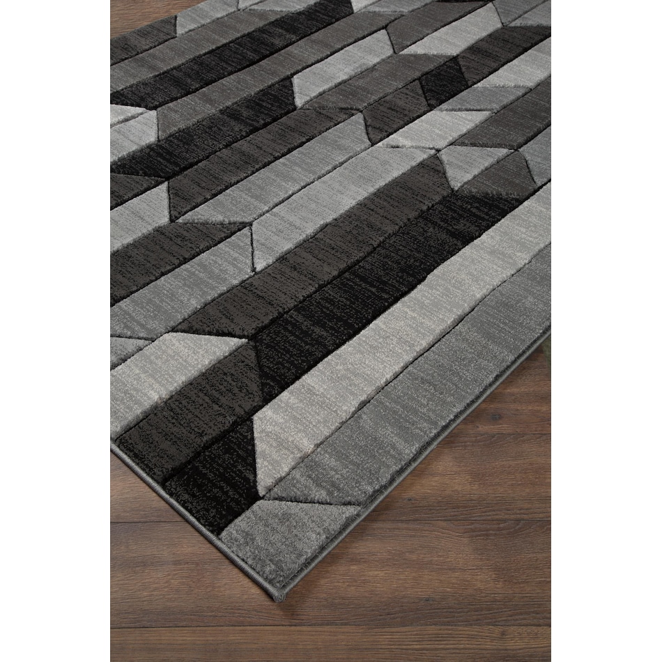 jai black grey rug meduim   