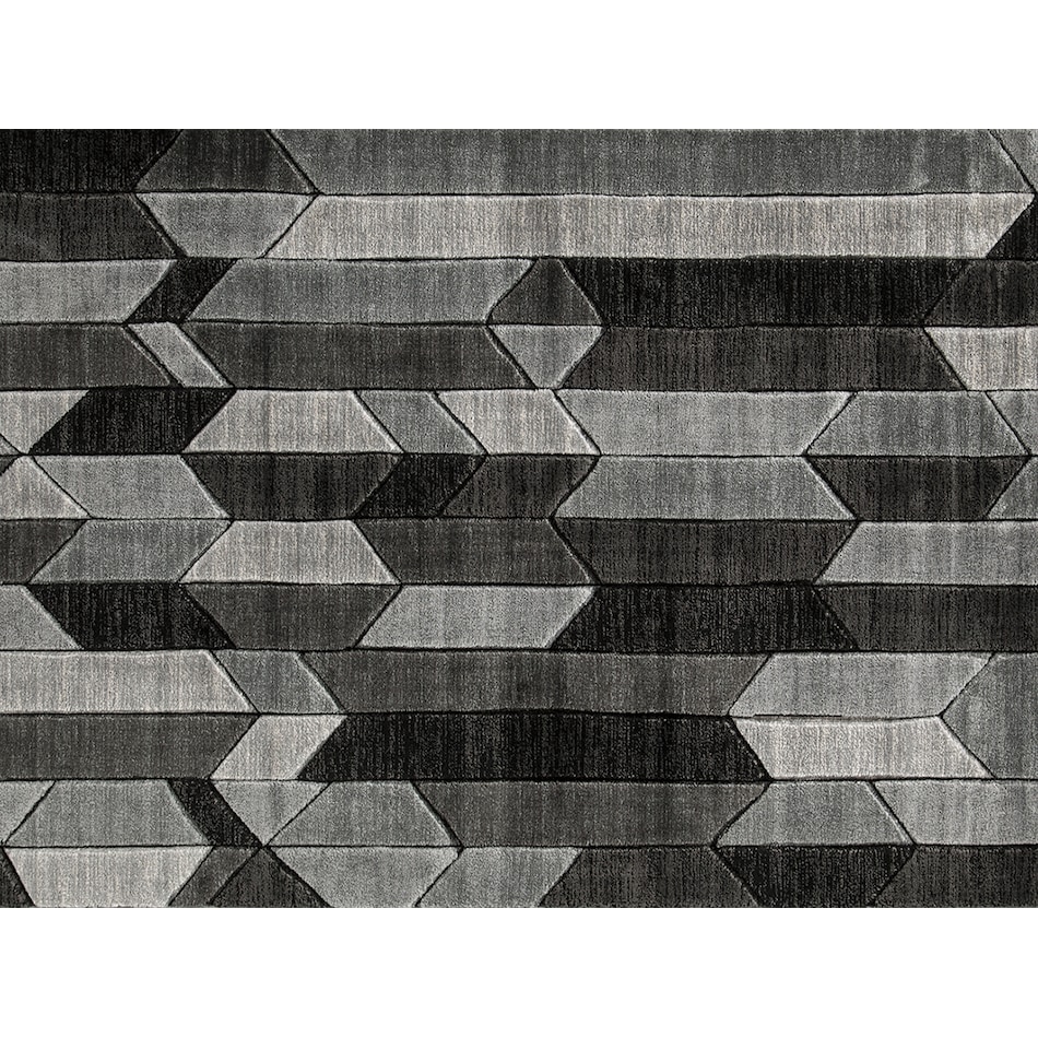 jai black grey rug meduim   