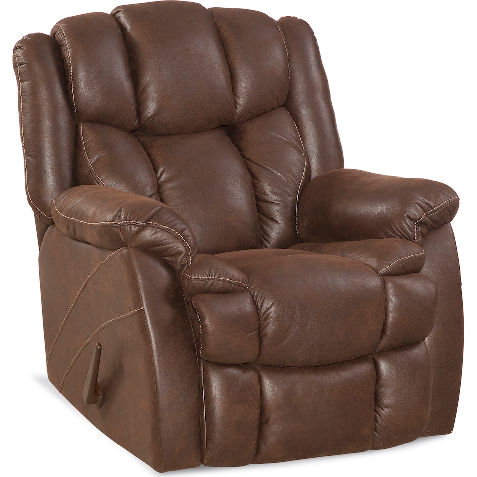 jake chocolate rocker recliner   