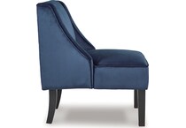 janesley navy accent chair   