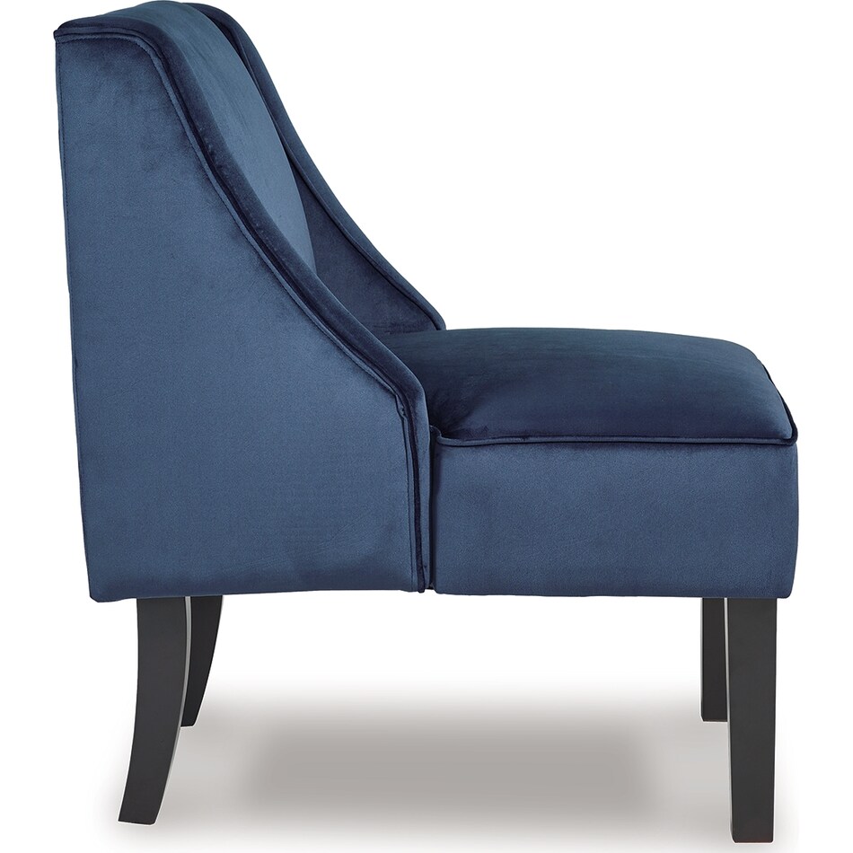 janesley navy accent chair   