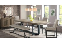 jardin rustic dune finish side chair   