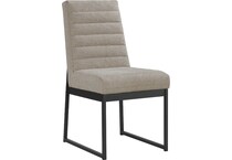jardin rustic dune finish side chair   